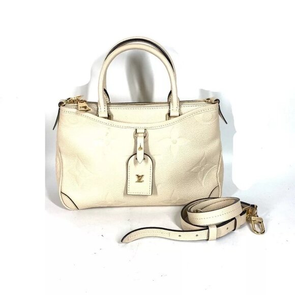 LOUIS VUITTON M46503 MonogramEmpreinte Trianon PM 2WAY Bag Hand Bag Tote Bag - Picture 1 of 15